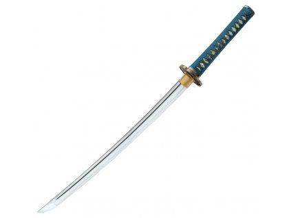 Shikoto Hammer-Forged Longquan Master Teal Wakizashi