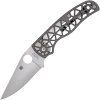 Spyderco Edgerati PlainEdge Satin S30V Gray Aluminum C266ALP